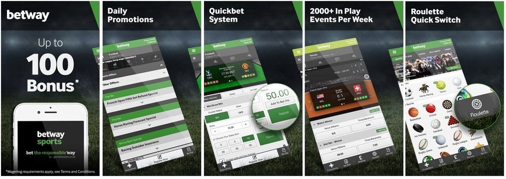 betway live sports betting app download